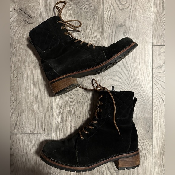 seychelles los angeles combat lace up boots size 9 - Picture 2 of 5